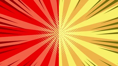 Animated red versus blue comic book style background. Stock Footage 315773412