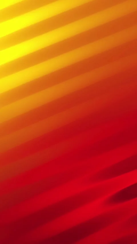 Animated Red Yellow Waves Soft Smooth Organic Flows Vertical Stock-Footage 310349106