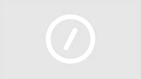Animated reduce white line ui icon Stock Footage 212353257