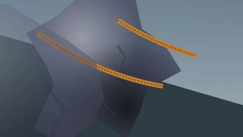 Animated Rescue Workers And Excavator Transitioning To Mountain Landscape Stock Footage 340146537