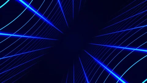 Animated retro grid abstract dark background Video stock 279619601