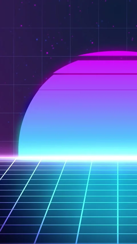 Animated Retro Landscape Backgrounds Stock Footage 240725783