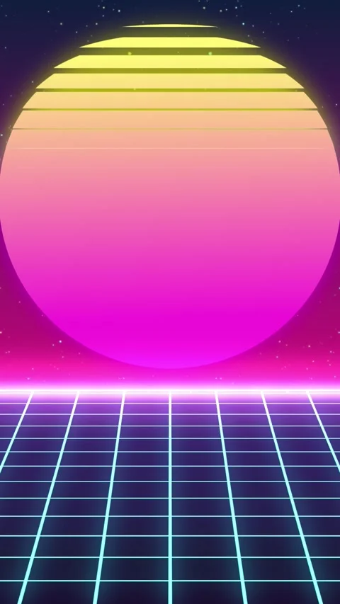 Animated Retro Landscape Backgrounds Video stock 240725786