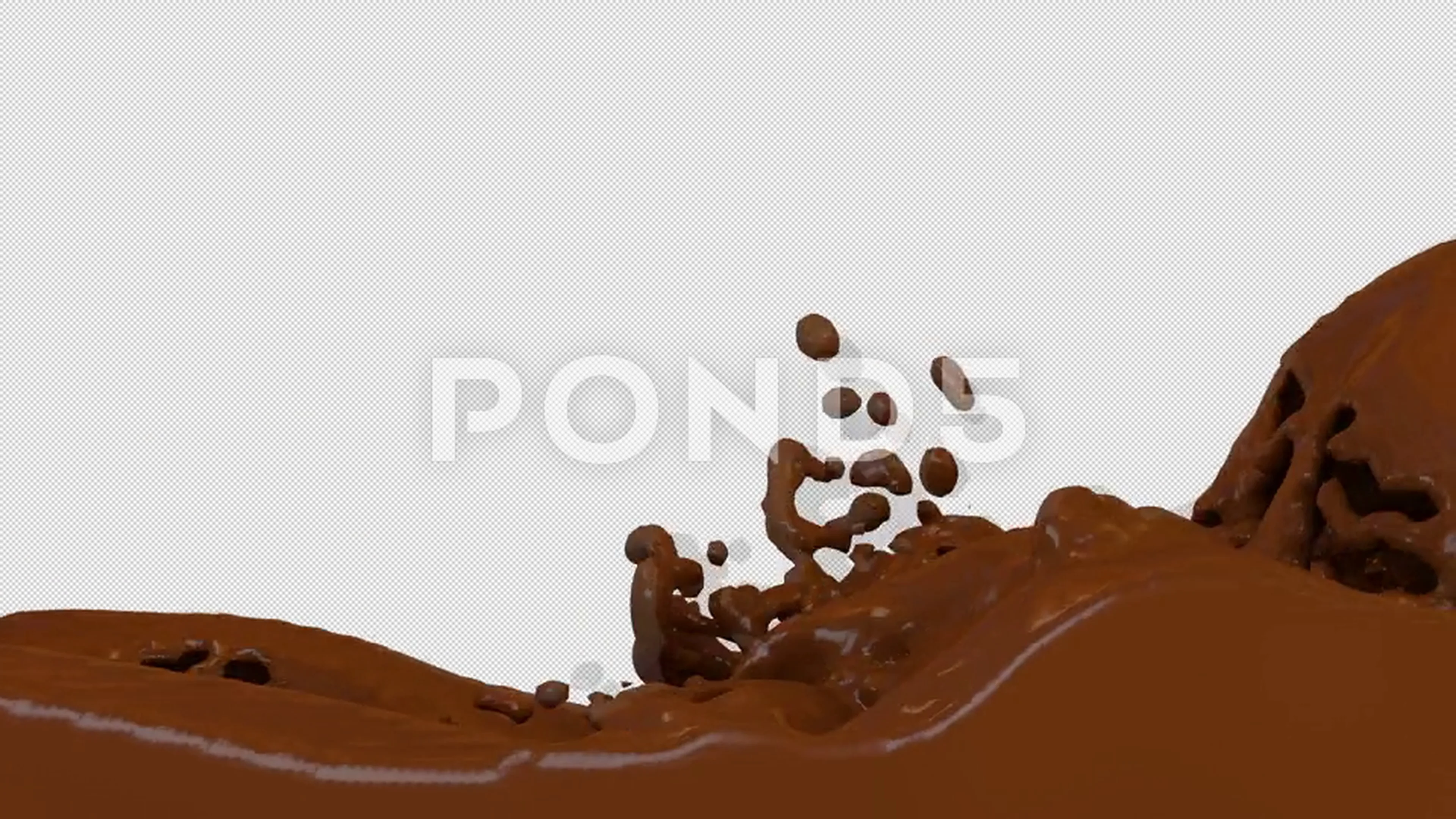 Animated river of melted chocolate rapid... | Stock Video | Pond5