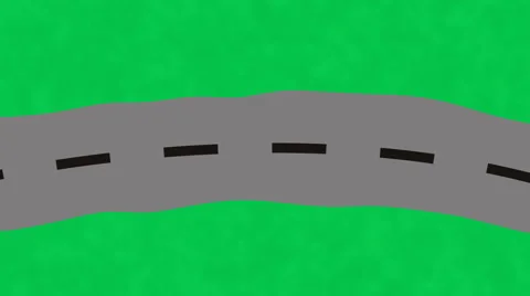 Animated Road Stock Footage 62541886