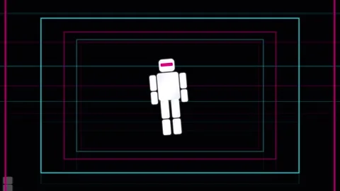 Animated robot character storyboard layout stock footage Stock Footage 345730178