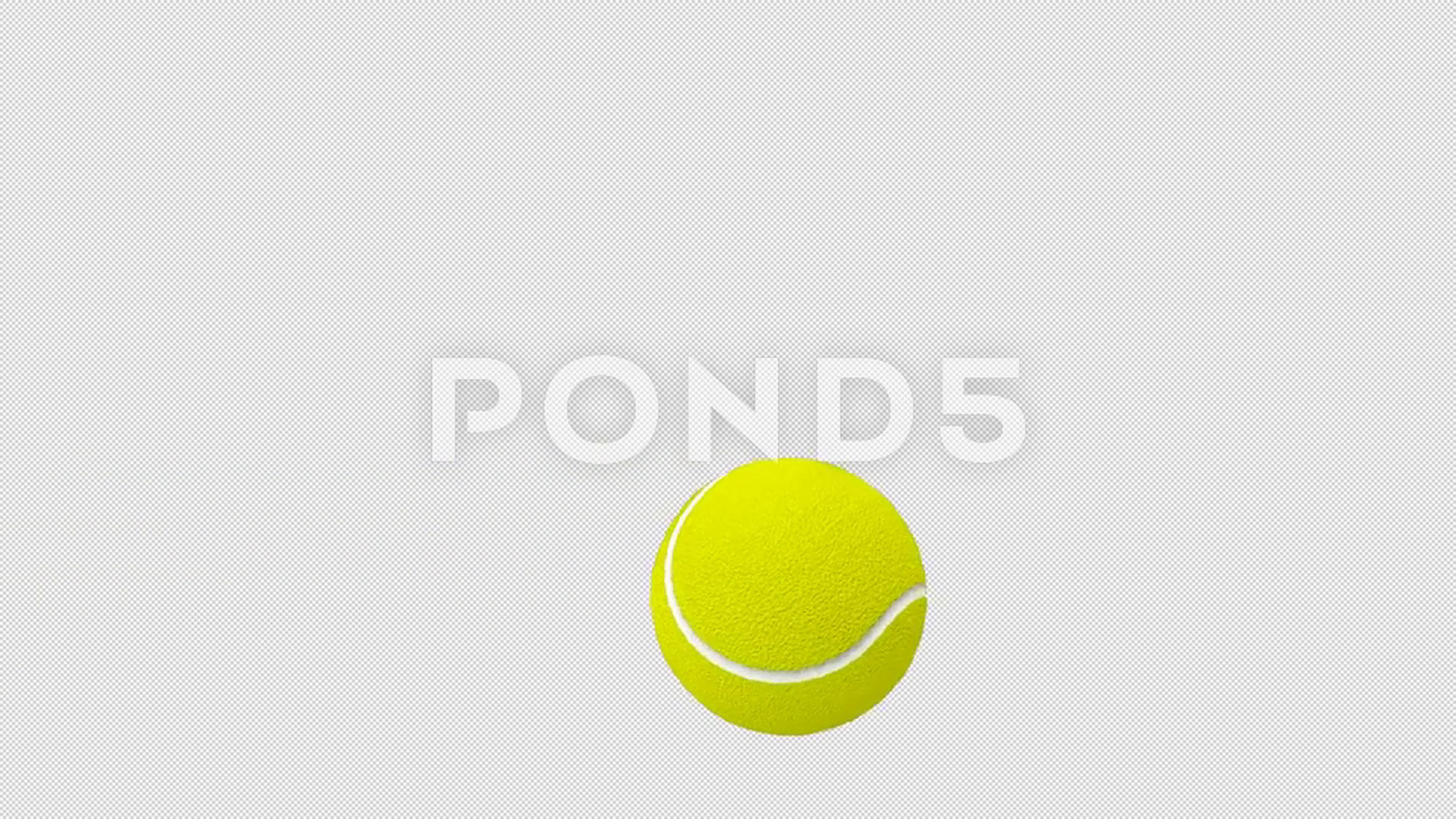 Animated rolling plain tennis ball | Stock Video | Pond5