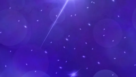 Animated rotating blue space background with stars Stock Footage 244448713