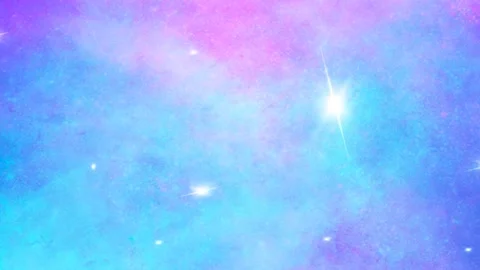 Animated rotating bright space pink background with stars Stock Footage 237798464