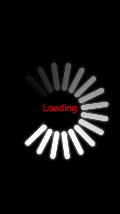 Animated rotating circle progress bar loading screen ui ux digital interfac.. Video stock 321722635