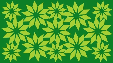 Animated rotating light green flower background Stock Footage 248944657