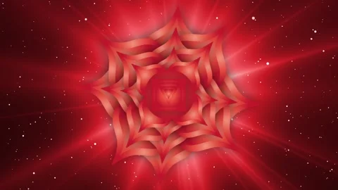 Animated rotation of a Root Chakra symbol 스톡 동영상 154509165