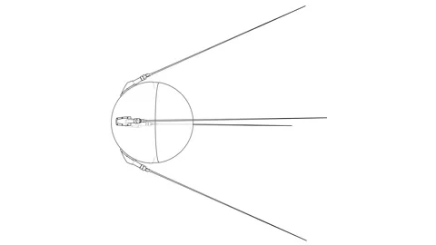 Animated rotation of the Satellite Stock Footage 139018899