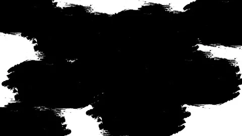 Animated Rough Texture Brush Reveal Effect Luma Matte Transition Stock Footage 336112200