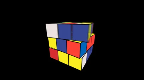 Animated Rubix Cube 動画素材 31821674
