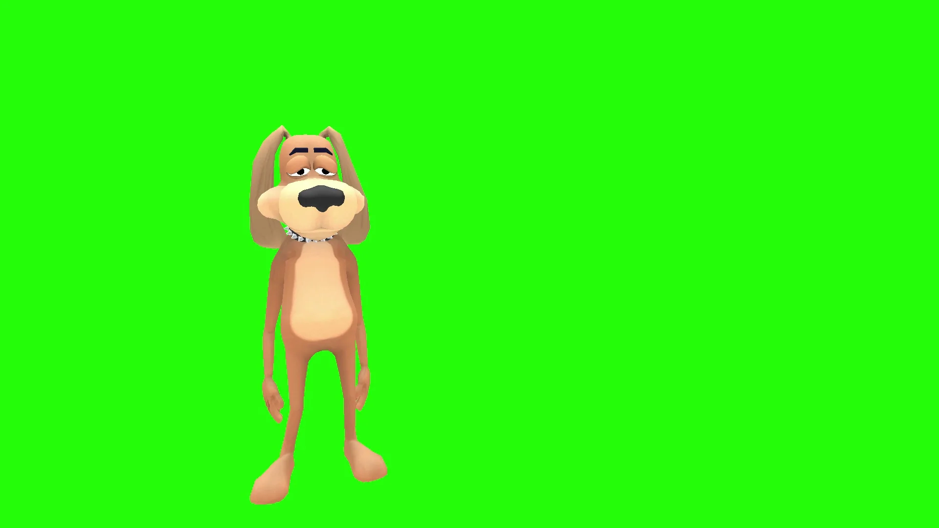 Animated sad dog character shrug head sh... | Stock Video | Pond5