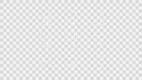 Animated safe data white line icons Stock Footage 236753090