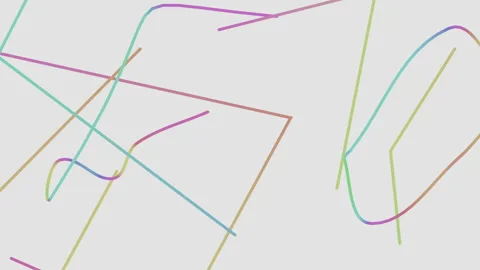 Animated scribble doodle. Sketchy looping visuals. Stock Footage 135709681