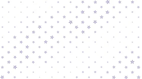 Animated Seamless Loop Pattern Of Blue Outlined Five-Pointed Stars Stock Footage 332006943
