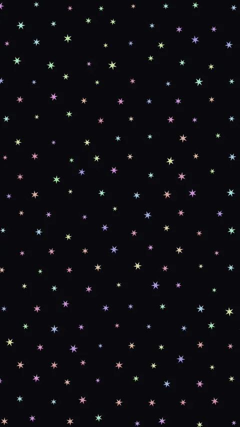 Animated Seamless Loop Pattern Of Drifting Multicolored Six-Pointed Stars Stock Footage 332006887