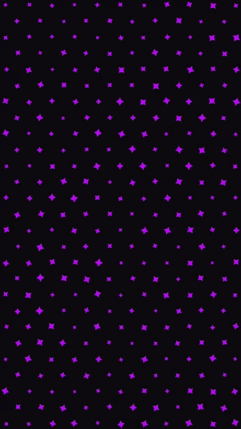 Animated Seamless Loop Pattern Of Rotating Purple Sparkle Stars Stock Footage 332006806