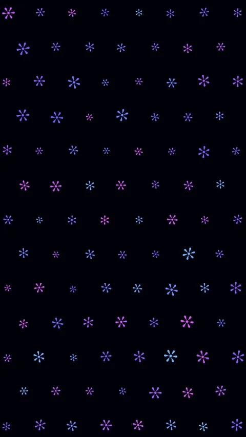 Animated Seamless Loop Pattern Of Rotating Multicolored Asterisk Symbols Stock Footage 332006953