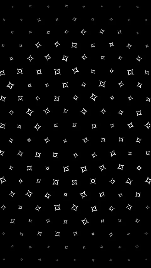 Animated Seamless Loop Pattern Of White Sparkle Stars With Breathing Animation Video stock 332006911