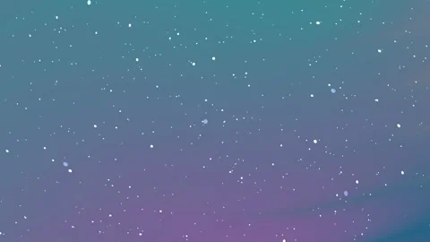 Animated seamless loop of white particles falling on a vibrant gradient bac.. Video stock 335946025