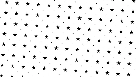 Animated Seamless Pattern Of Black Stars And Sparkles With Vortex Animation Stock Footage 333697797