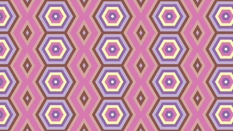 Animated seamless pattern design floating Stock Footage 118374834