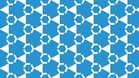 Animated seamless pattern design floating Stock Footage 118377855
