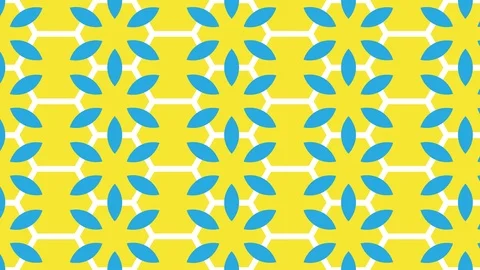 Animated seamless pattern design floating Stock Footage 118773394