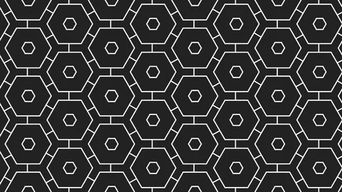 Animated seamless pattern design floating Stock Footage 118773431