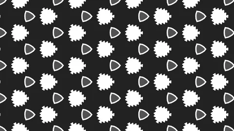 Animated seamless pattern design floating Stock Footage 118773471
