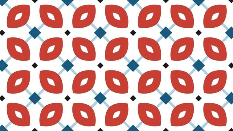 Animated seamless pattern design floating Vídeo Stock 119110872