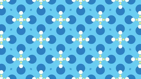 Animated seamless pattern design floating Stock Footage 119110913