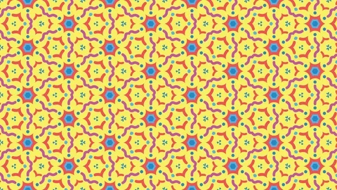 Animated seamless pattern design floating Stock Footage 119110935