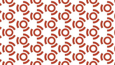 Animated seamless pattern design floating Stock Footage 119258636