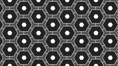 Animated seamless pattern design floating Stock Footage 119258662