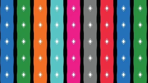 Animated seamless pattern design floating to the left side. Stock Footage 125637016