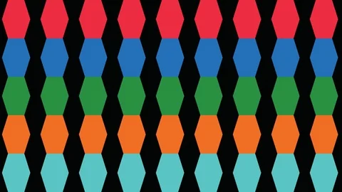 Animated seamless pattern design floating to the left side. Stock Footage 125637028