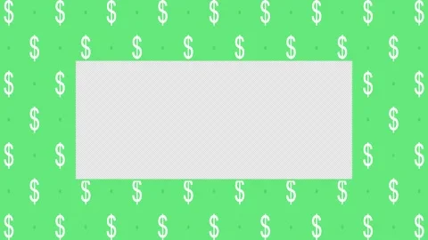 Animated Seamless Pattern Of Dollar Currency Symbols Stock Footage 333515515