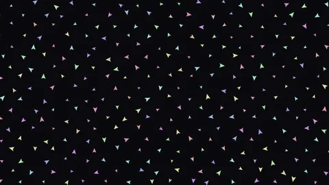 Animated Seamless Pattern Of Drifting Multicolored Pastel Triangle Arrows Stock Footage 332169226