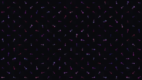 Animated Seamless Pattern Of Multicolored Arrows With Glitch Effect Stock Footage 332169191