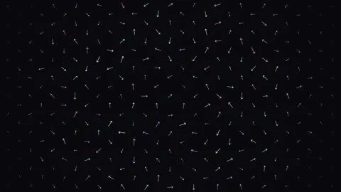 Animated Seamless Pattern Of Small Multicolored Arrows Stock Footage 332169170