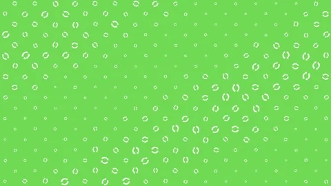 Animated Seamless Pattern Of White Circular Refresh Arrow Symbols Video stock 332169266