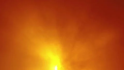 Animated seamlessly looped motion background features abstract glowing sunlight Stock Footage 160663833