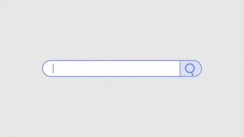 Animated search bar appearing on the screen. 스톡 동영상 340769453