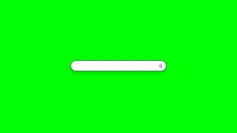 Animated Search Bar Interface on Green Screen Stock Footage 347626717
