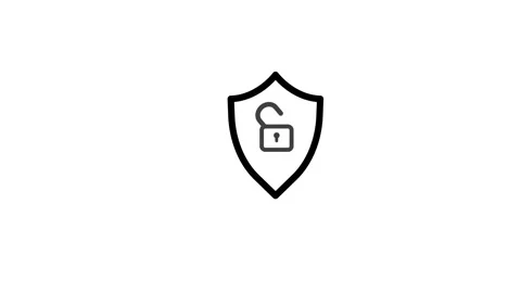 Animated Security icon concept video Stock Footage 263046176